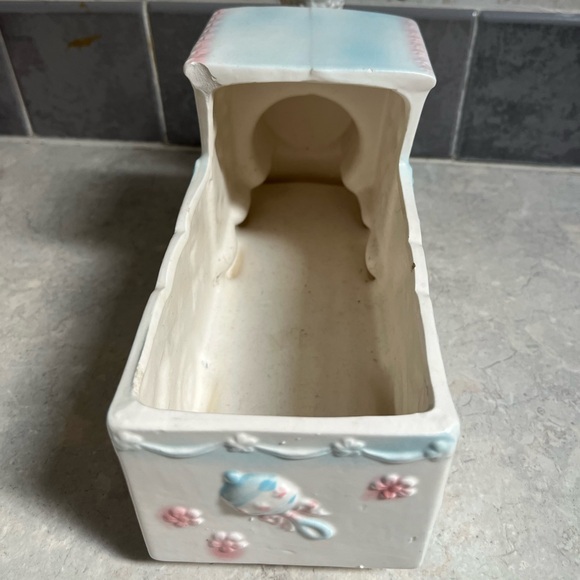 Vintage Relpo Train planter pastel baby nursery elephant - Picture 14 of 16